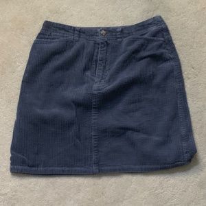 Liz Claiborne gray corduroy skirt